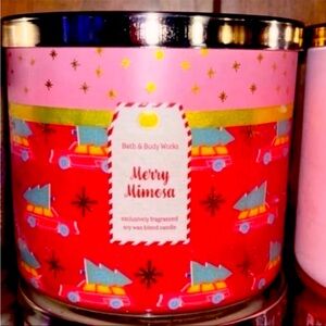 Bath and body works 3 wick candle